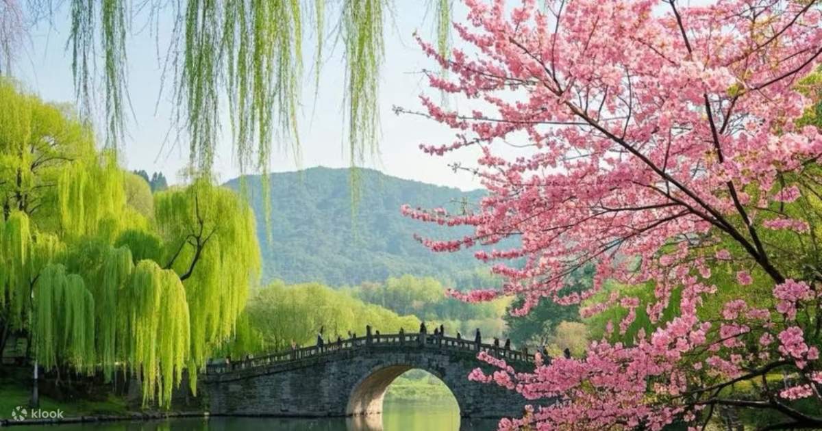 杭州西湖遊覧船で三潭印月を鑑賞＋無形文化遺産うちわ絵付け体験