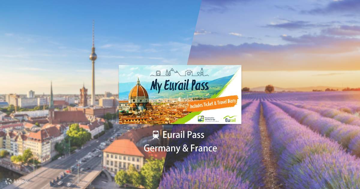 Eurail Pass for Germany & France (4, 5, 6, 8 or 10 Days) - Klook United ...