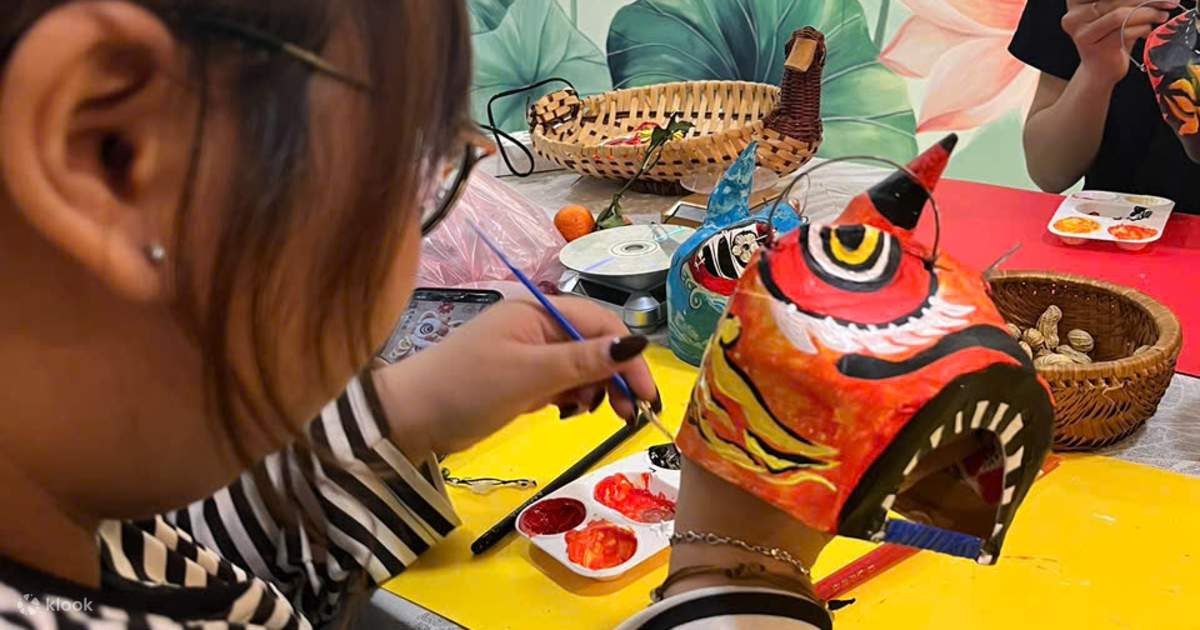 ミニ獅子頭飾りワークショップと獅子舞の物語 - Klook