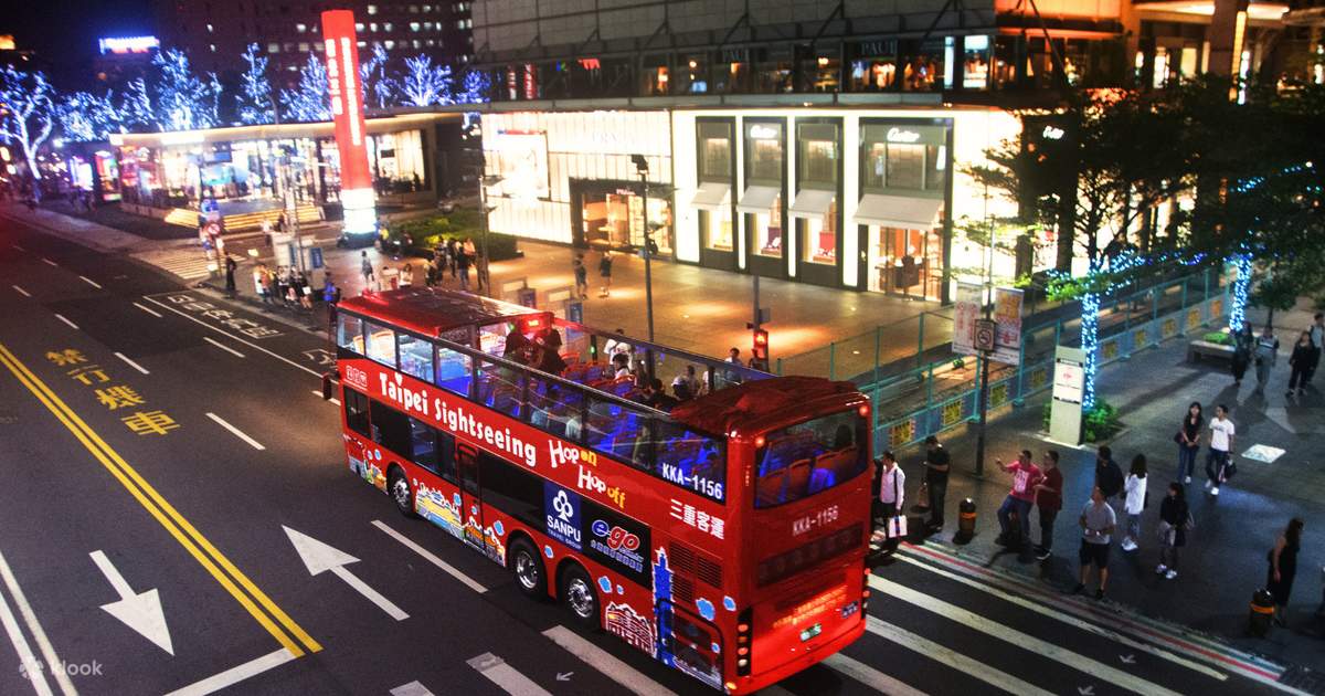 Taipei Night Tour Double-Decker Bus - Klook
