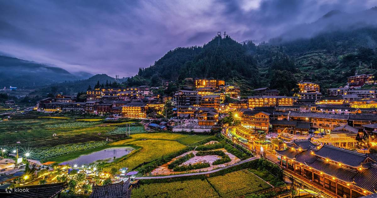 Guiyang Xijiang Qianhu Miao Village Day Local Village Discovery