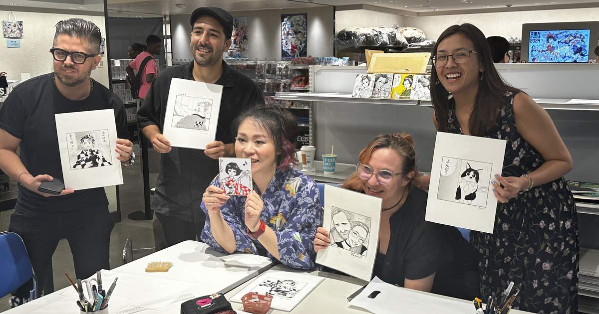 Manga Drawing Experience Taught by a Professional Manga Artist (Kyoto ...