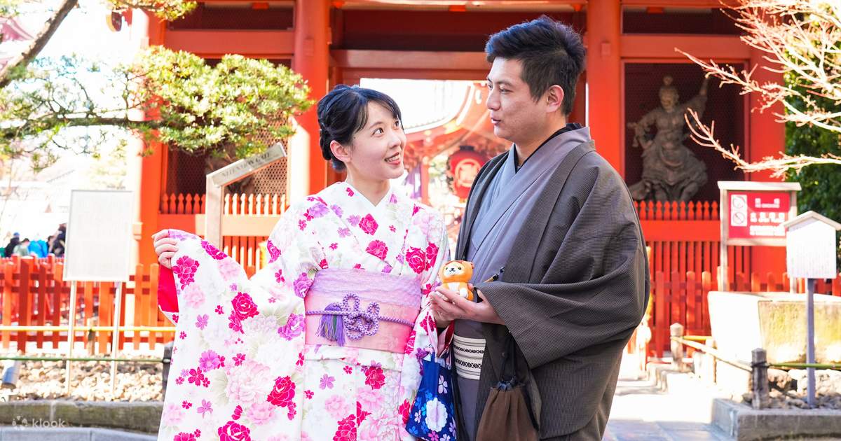 Kimono Rental with Hair Set (Provided by Tokyo/Asakusa Aiwafuku