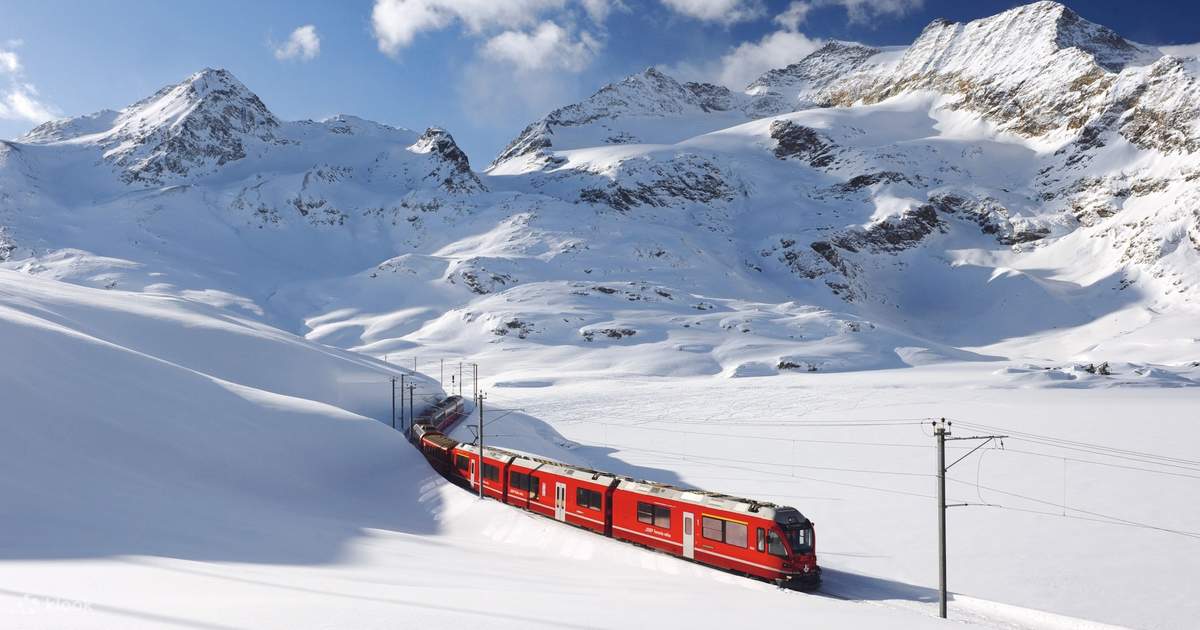 Tur 80 Tur Terpandu St. Moritz dengan Kereta Merah Bernina - Klook