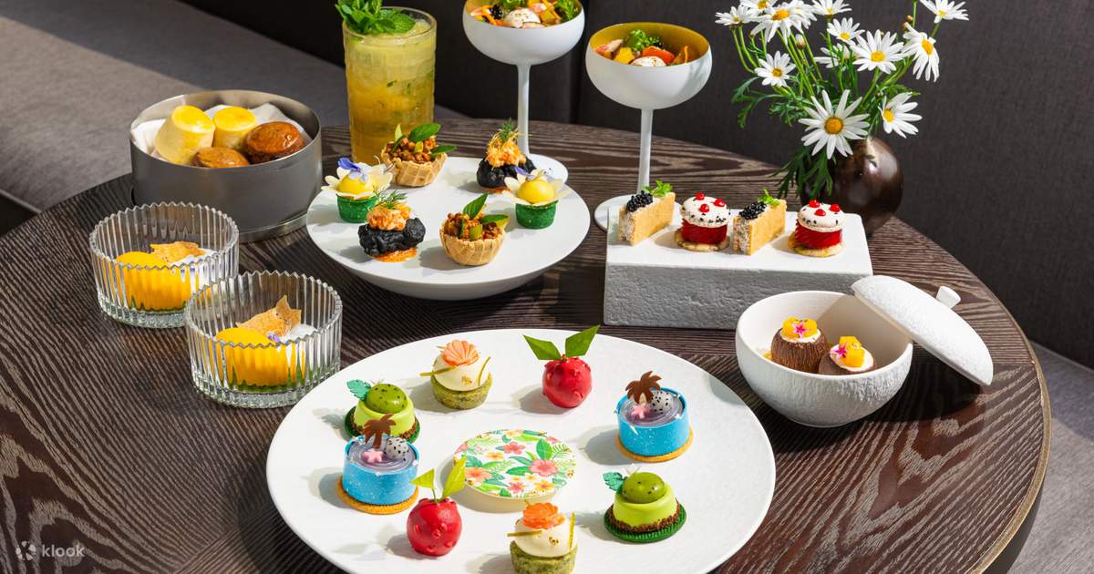 Afternoon Tea Set at Peacock Alley by Waldorf Astoria Bangkok