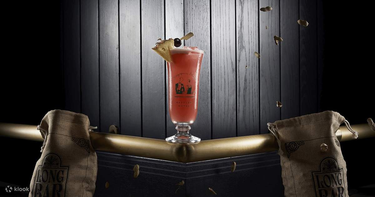 その他 Singapore Sling 12% Long Bar Long Bar at Raffles Hotel - Klook Philippines