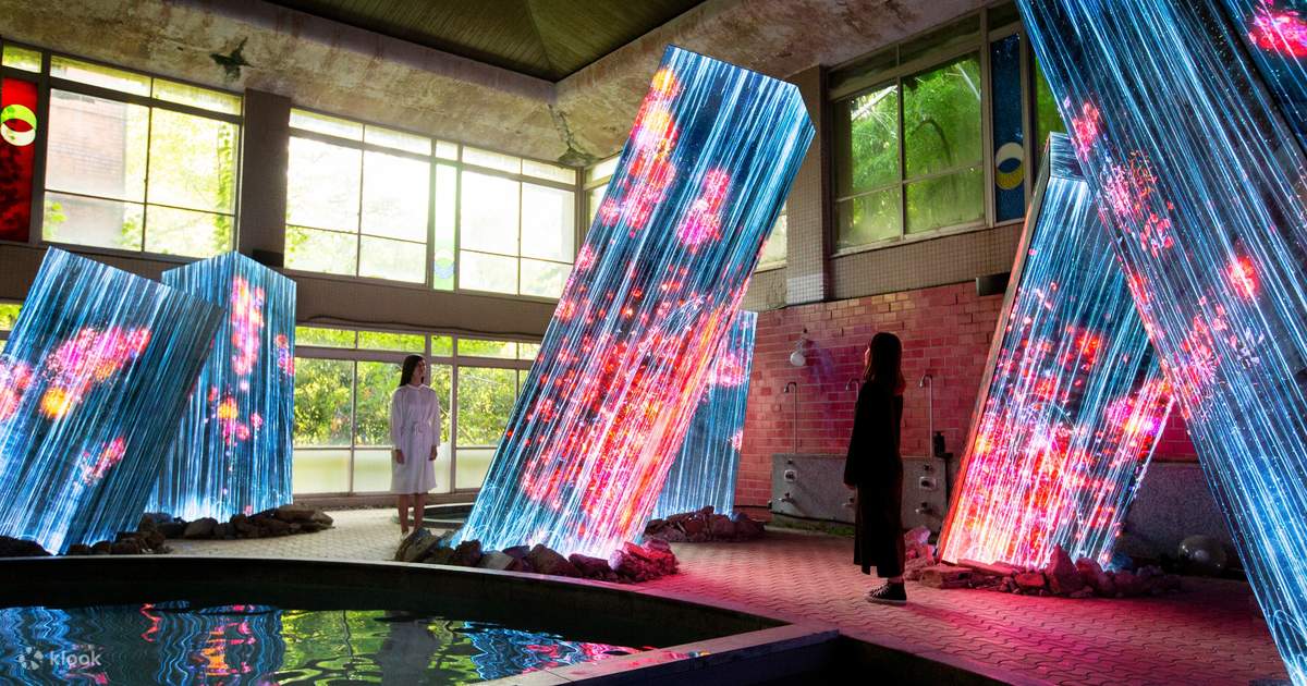teamLab Ruins and Heritage: Rinkan Spa & Tea Ceremony Kyushu - Klook