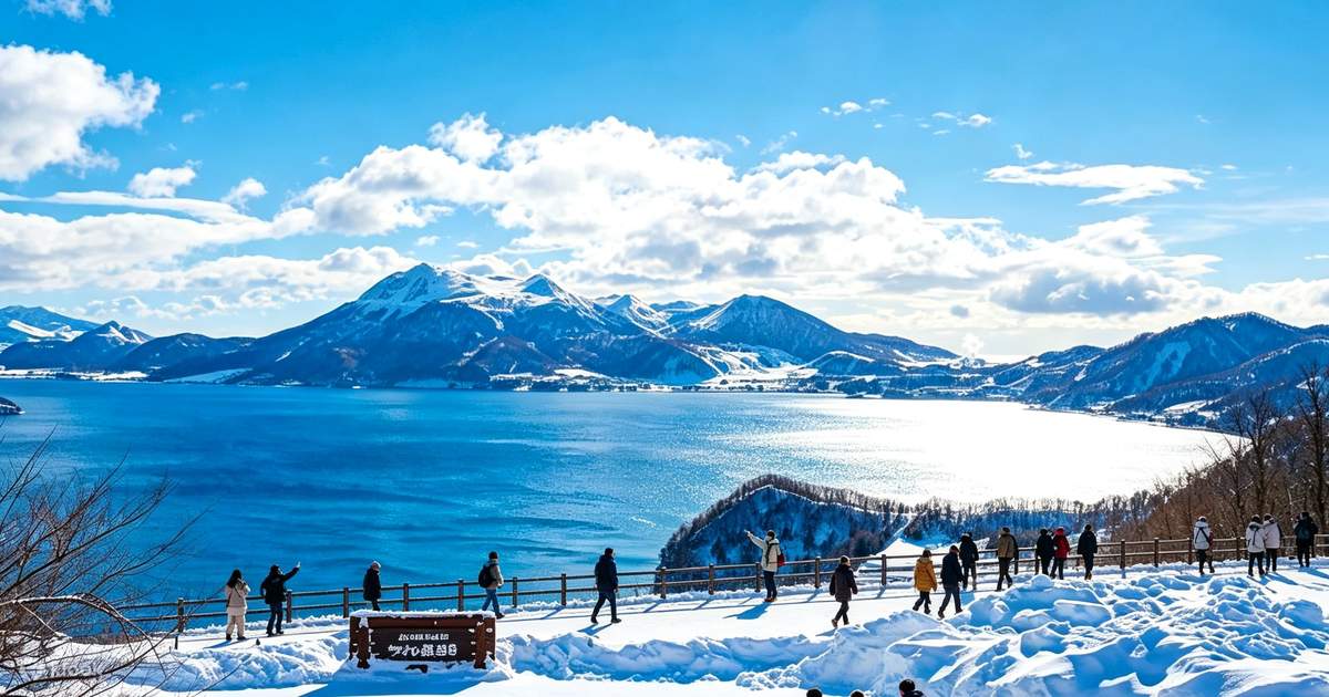 雪湖 Lake Toya Snowmobile & Noboribetsu Jigokudani (Hell Valley) & Bear
