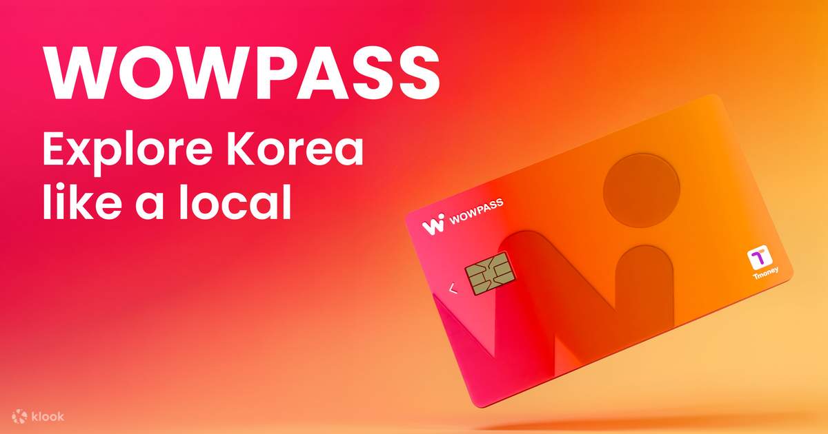 韓国 WOWPASS カード WOWPASS: Prepaid Card for Cashless Payment in Korea - Klook