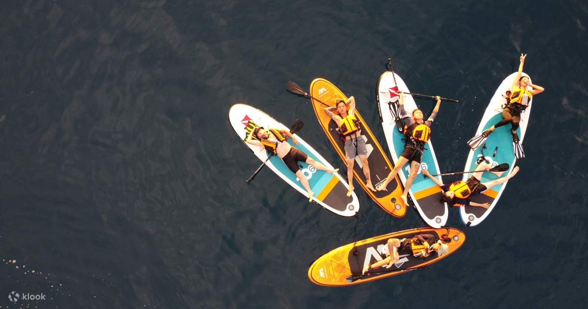 Pengalaman SUP (Stand Up Paddle) di Danau Carp, Hualien - Klook