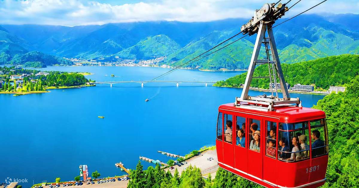 Excursión de un día al teleférico del lago Kawaguchi del monte