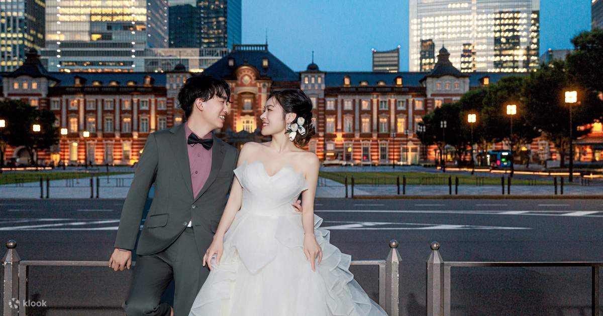 Romantic Tokyo Wedding Dress & Kimono Pre-Wedding Photoshoot: City + Forest  + Seaside - Klook United States