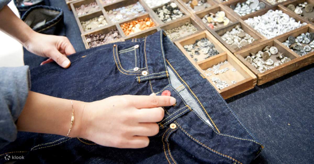 Online booking for jeans making experience (Ebisu, Tokyo) - Klook 