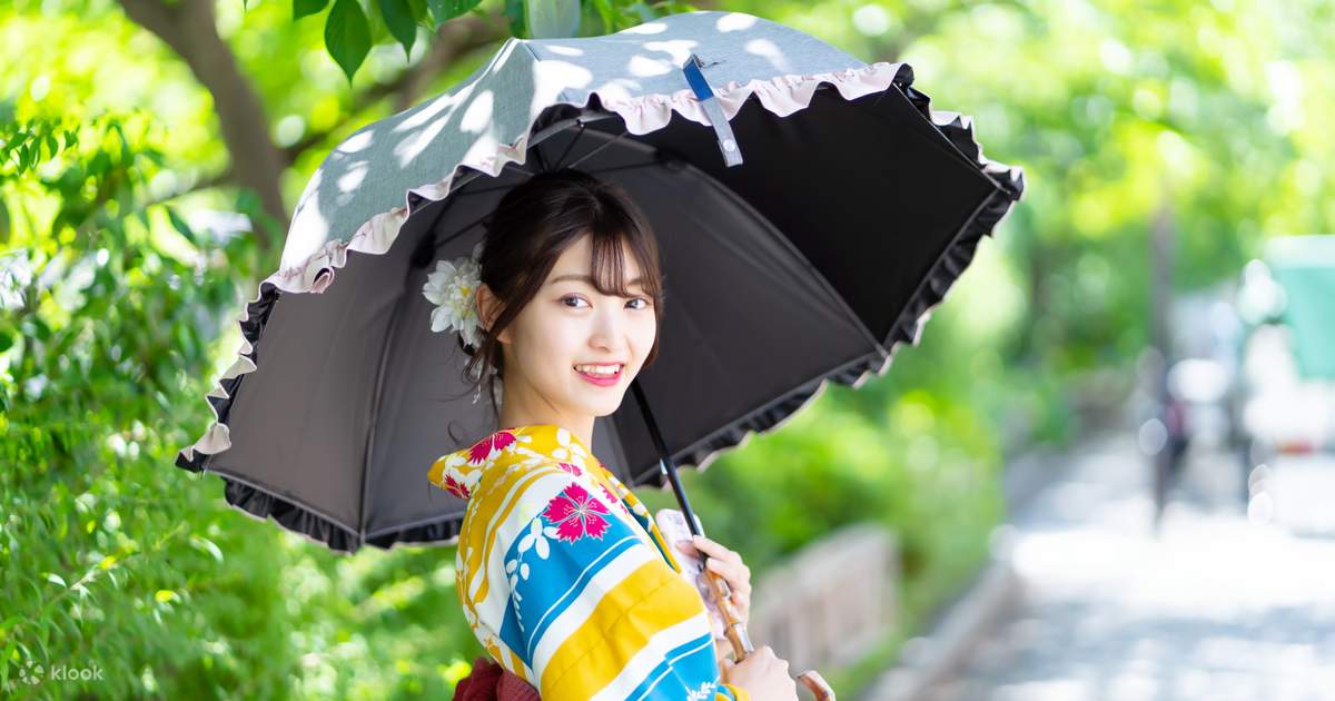 교토 기모노 체험 | 일본 메이크업 | 사진 촬영 | 중국어 | 일본어 | 영어 (모모카 기모노)