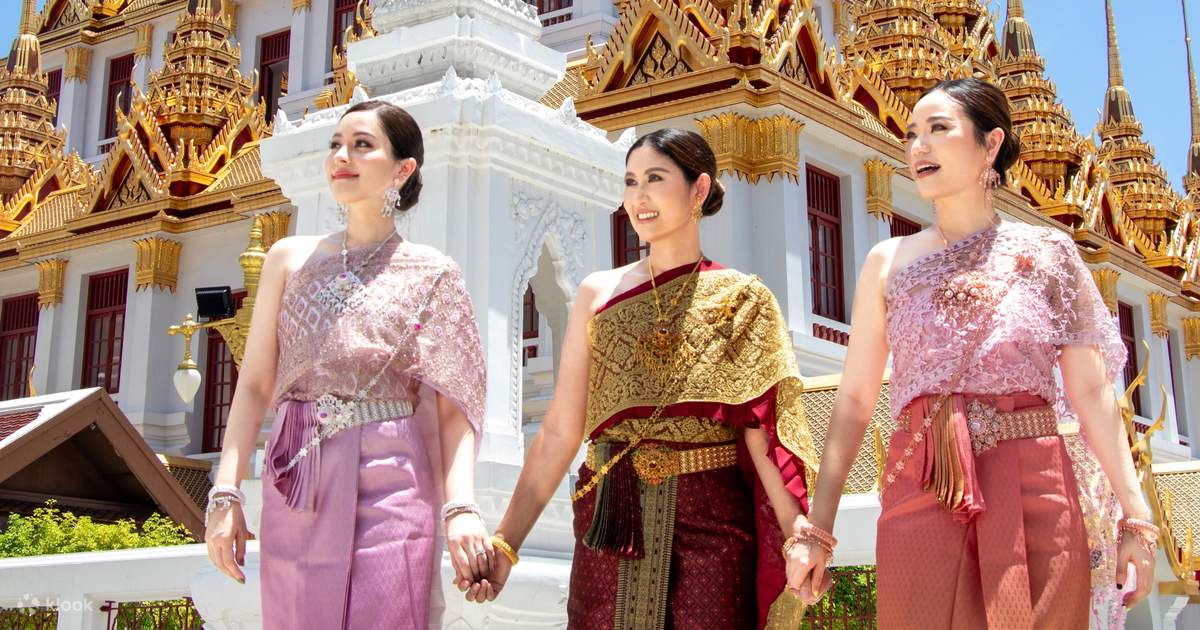 Premium Thai Traditional Costume Rental at Wat Saket - Klook United States Premium Thai Traditional Costume Rental at Wat Saket - Klook United States