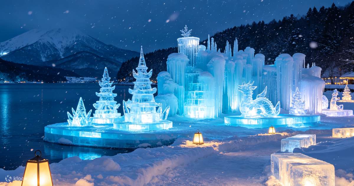 Into the Light　 Tom Jacobi　氷景　氷の世界 Shikotsu Lake Ice Falls Festival, Lake Toya, Noboribetsu