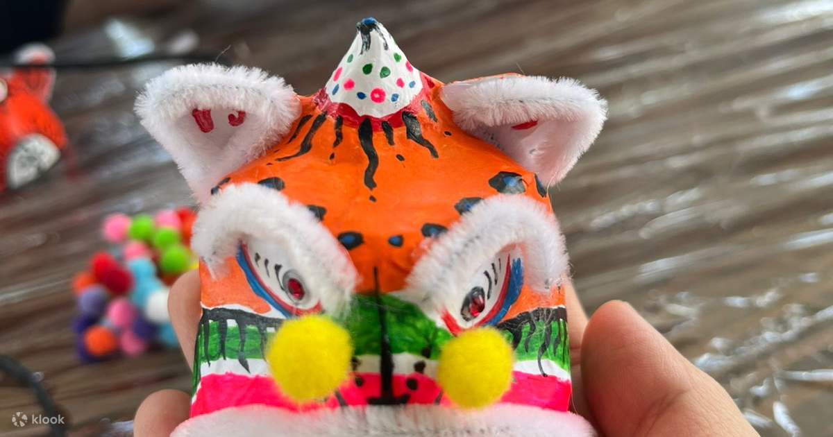 ミニ獅子頭飾りワークショップと獅子舞の物語 - Klook