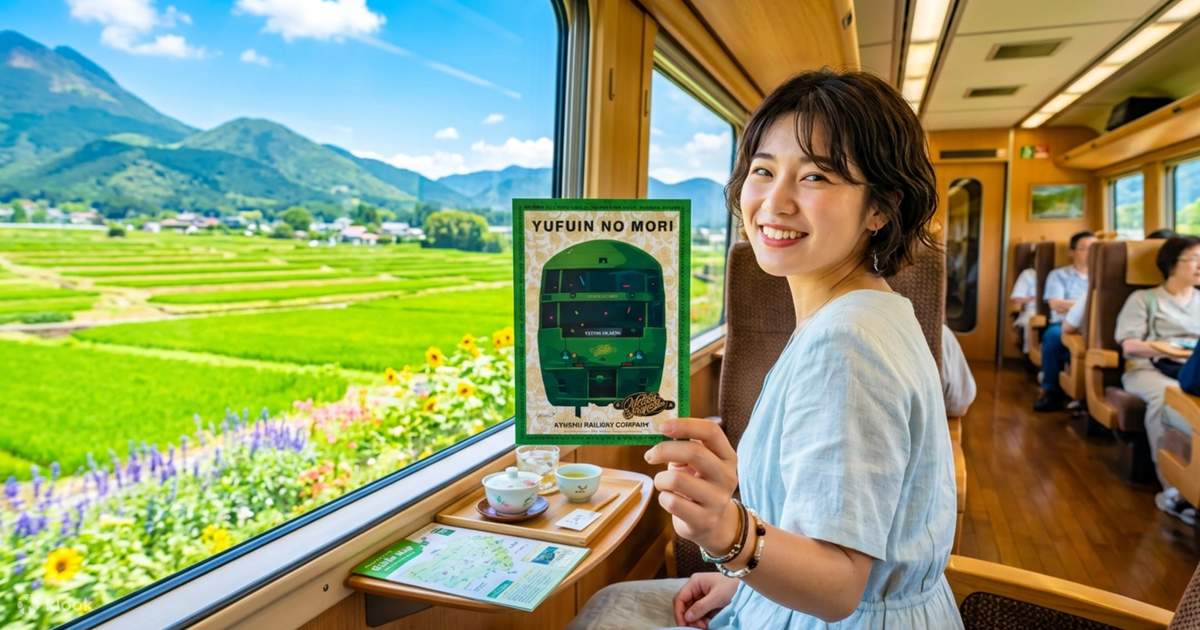 Kyushu Yufuin no Mori Sightseeing Train - Yufuin & Yufuin no Mori & Umi ...