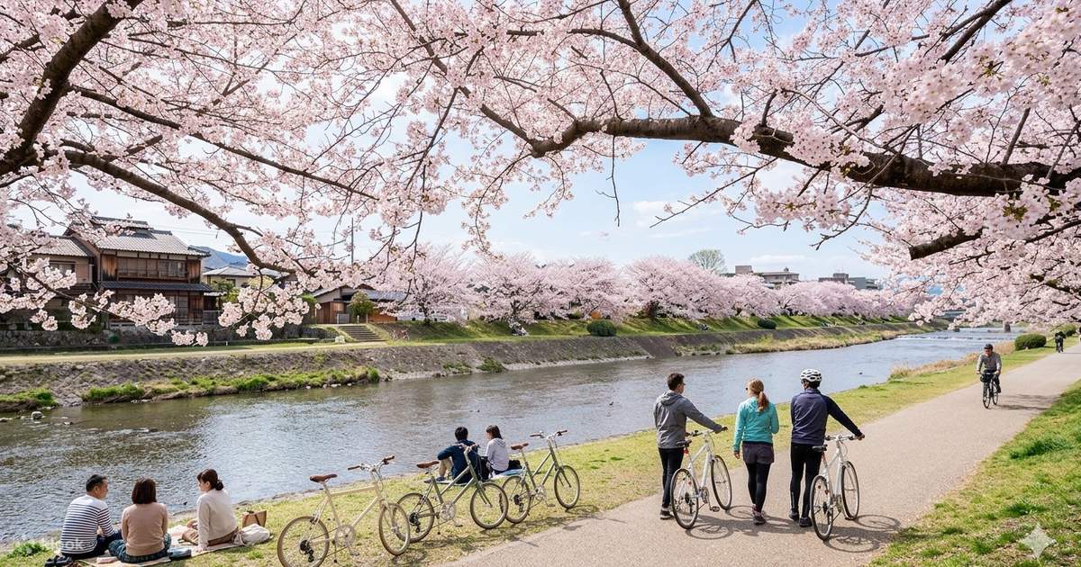 Kyoto Kamo River Half-Day Sakura Tour with Tea Break - Klook Singapore