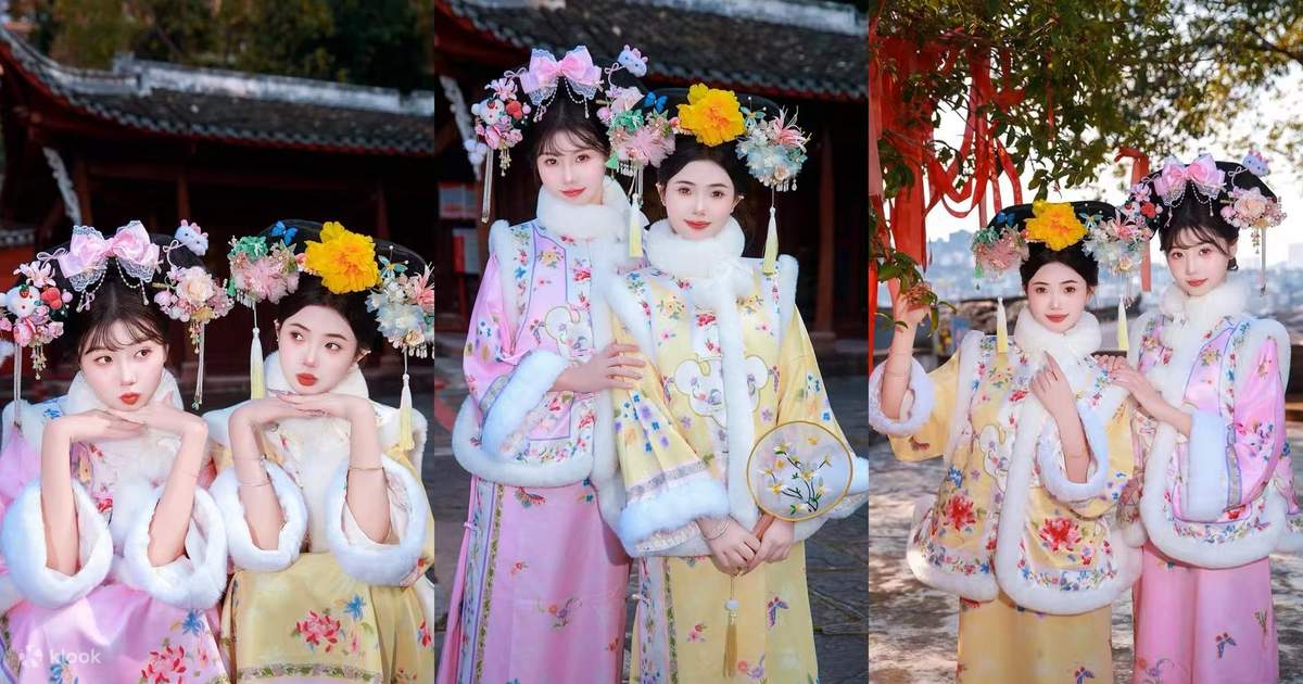 湘西トゥチャ族ミャオ族自治州ミャオ族少女の旅行撮影・ポートレート