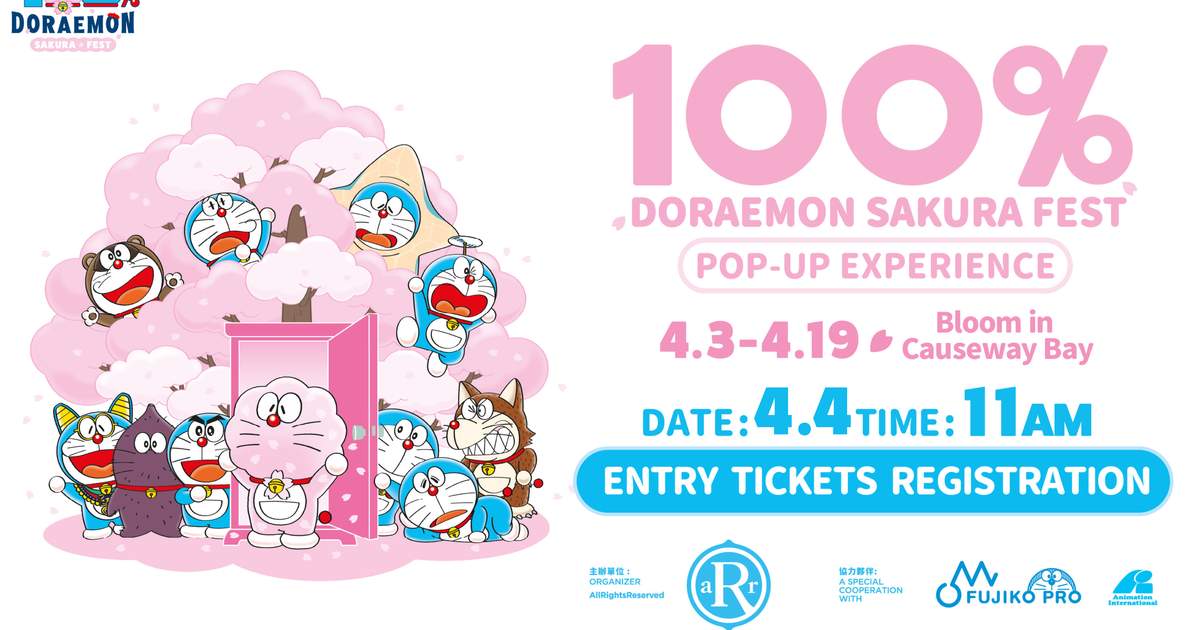 100% Doraemon Sakura Fest” Pop-up Experience - Klook