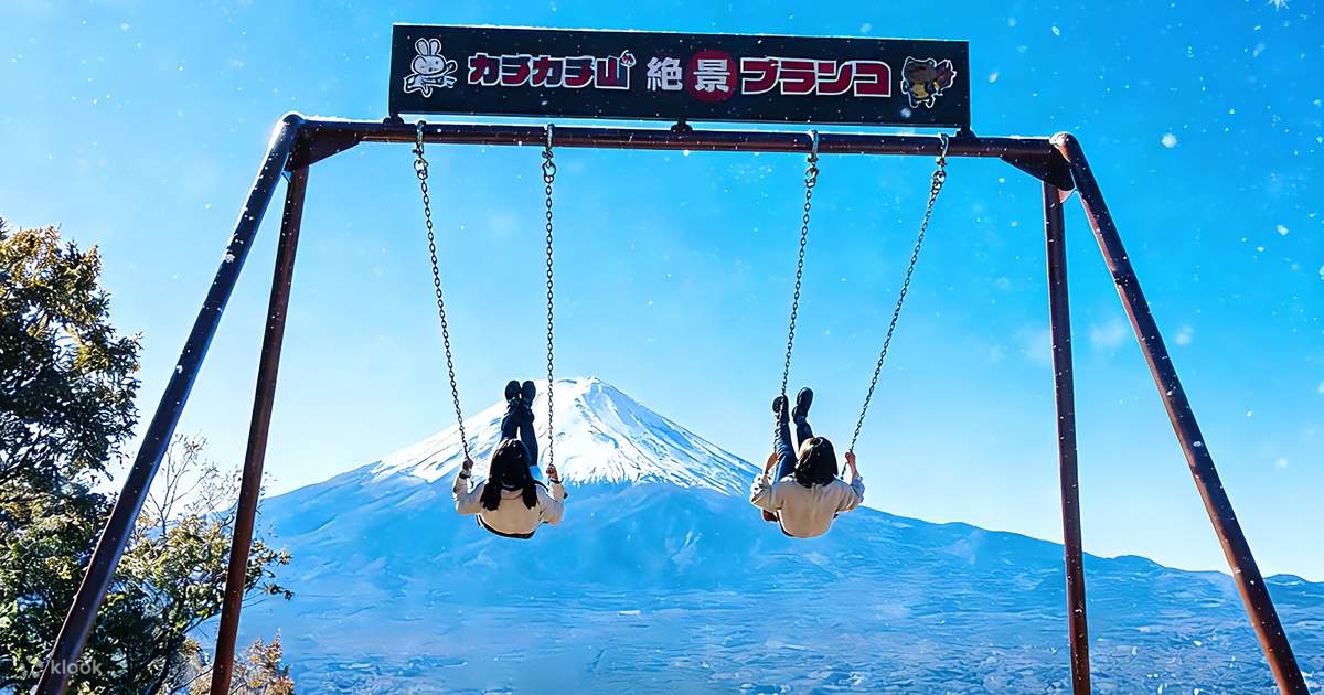 Mount Fuji, Lake Kawaguchiko Panoramic View & Mt. Tenjo Park with ...