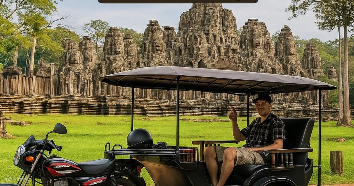 シェムリアップ、カンボジアのプライベート・トゥクトゥクチャーター