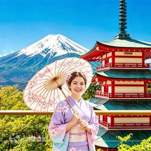 山梨縣 - 【富士山絕景攝影一日遊】新倉山五重塔&河口湖大石公園&忍野八海&INS羅森&日川時計店(東京出發)