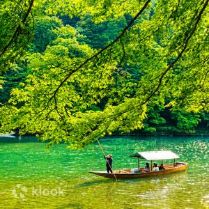 京都 - 京都嵯峨野小火車・嵐山屋形船雅宴・嵐山自由散策・清水寺：京都慢旅一日遊（大阪／京都出發）