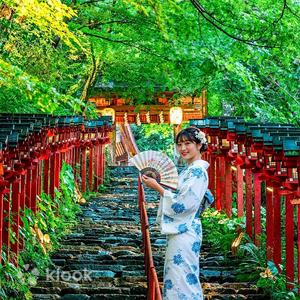 Kyoto Kibune Shrine, Sanzen-in, Arashiyama Togetsukyo Bridge, Yuzen Light Forest and Bamboo Grove Path | From Osaka/Kyoto | Small Boutique Group of 4-9