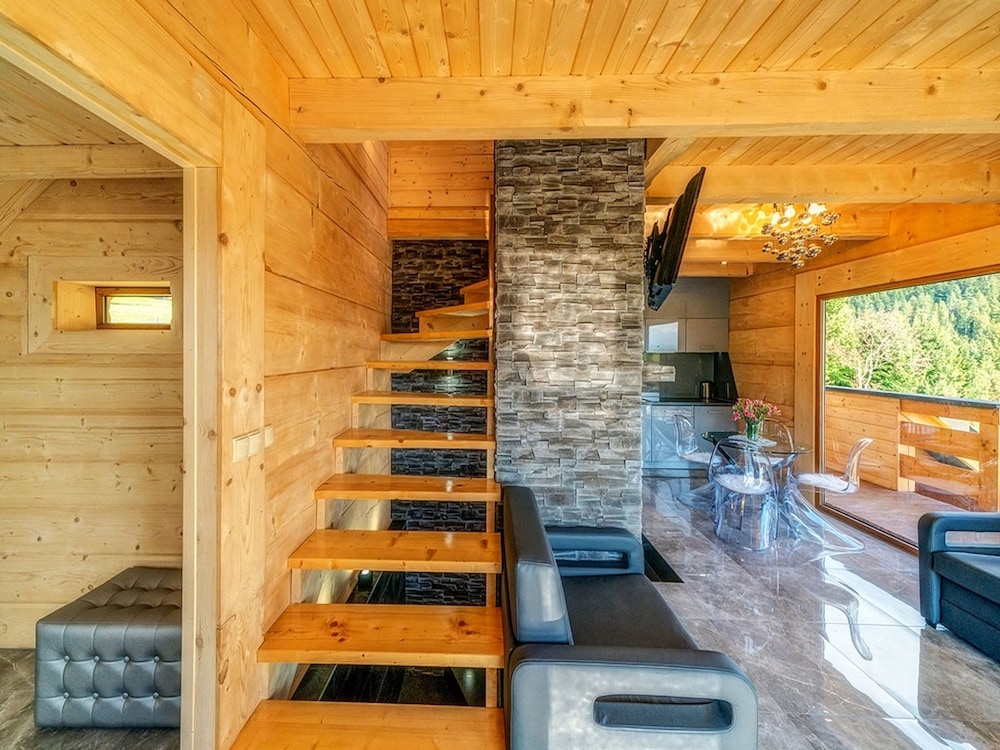 Domek w gorach DeLuxe sauna,jacuzzi,basen,hot tubNowy Targ blisko